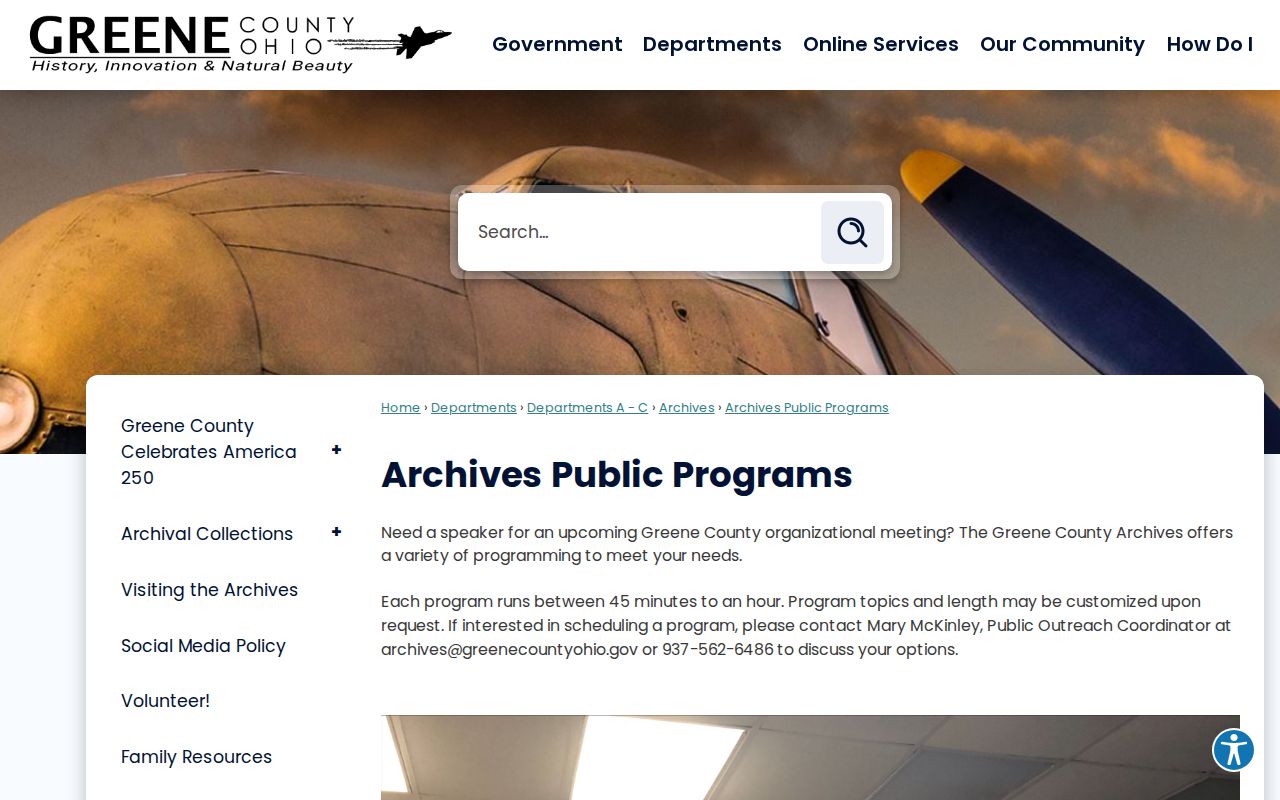 Fairborn historical directory Fairborn and Osborn archives programs