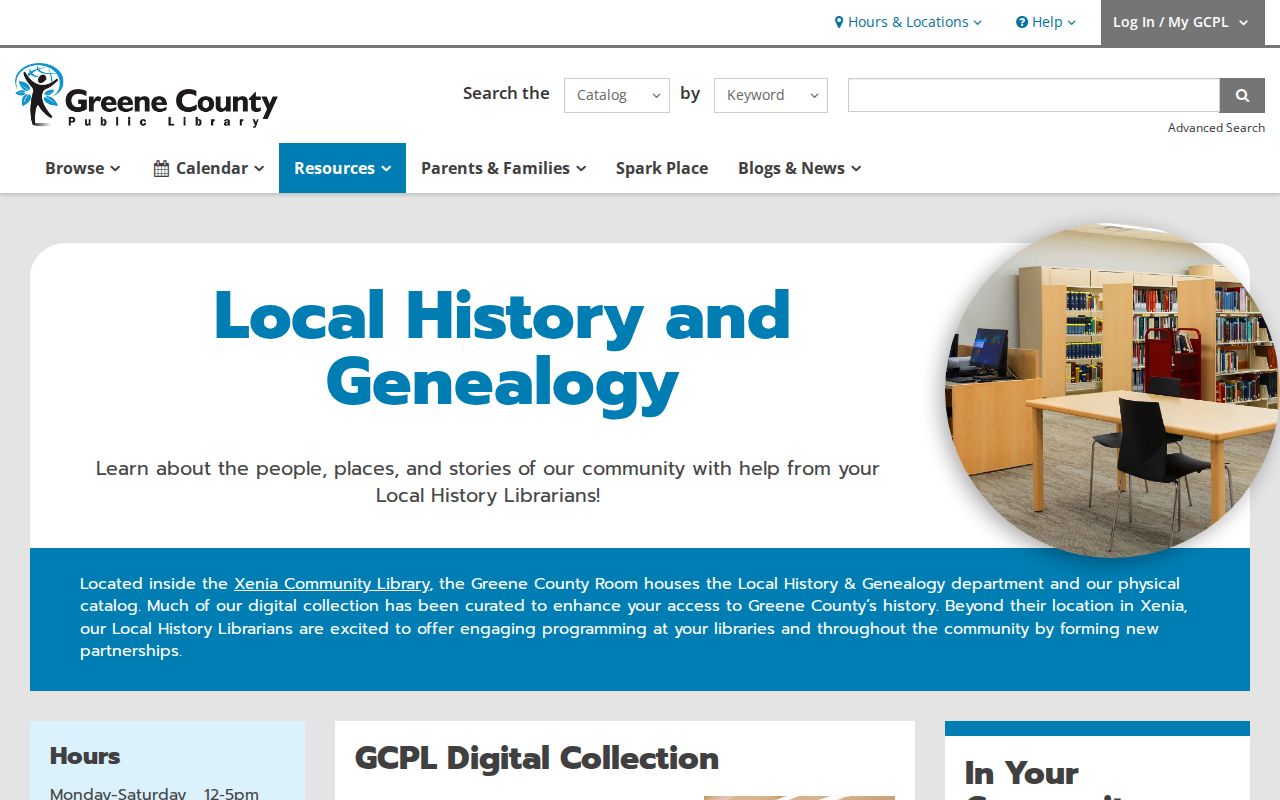 Fairborn residents directory Greene County Room local history collection