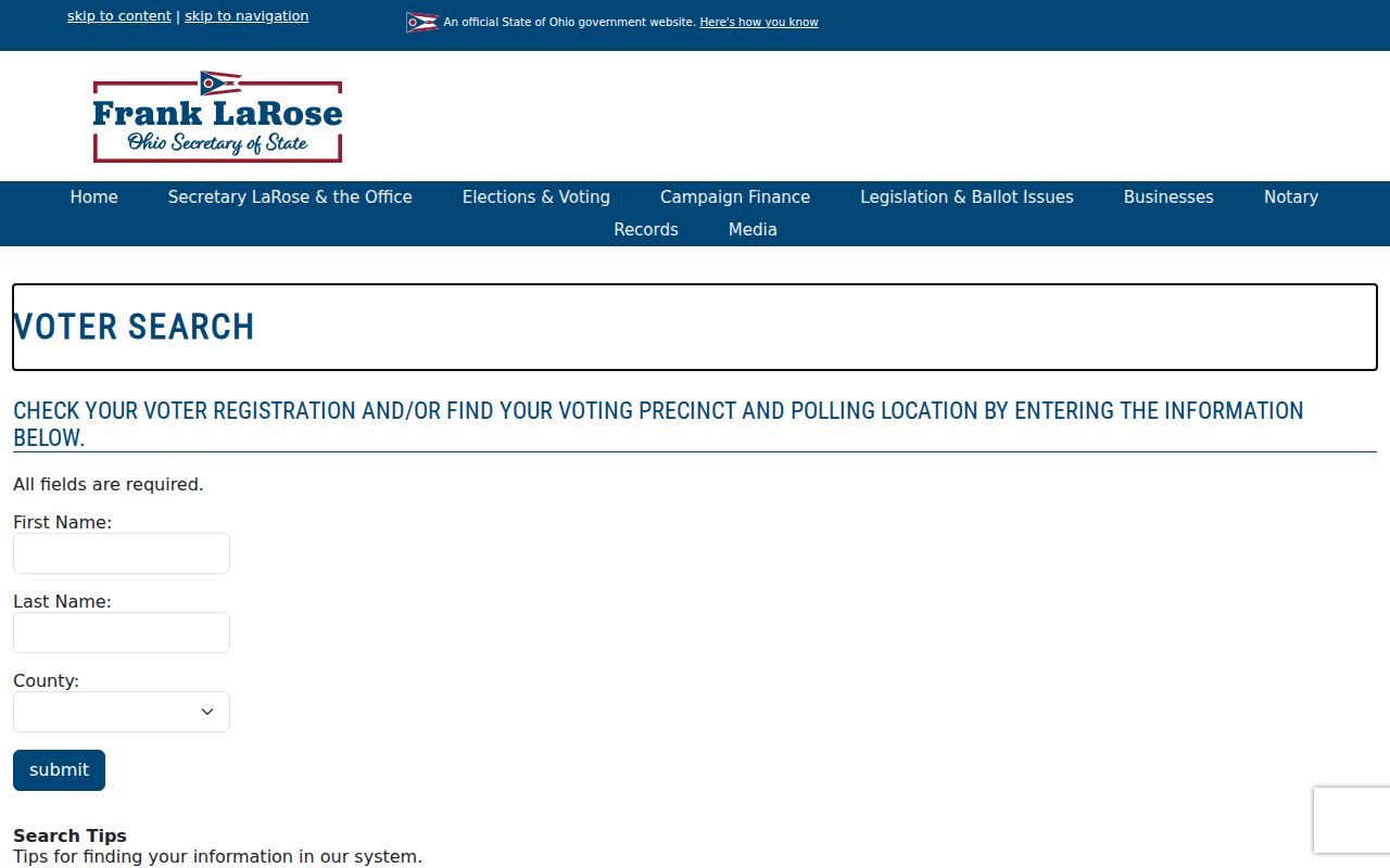 Fairborn residents directory Ohio voter registration lookup