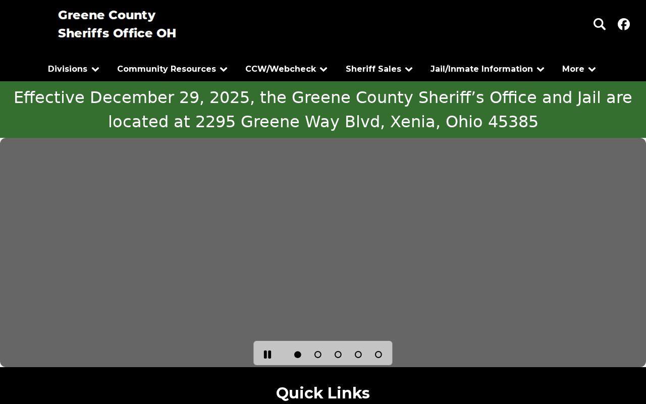 Fairborn neighbors page reference to Greene County Sheriff records and contacts